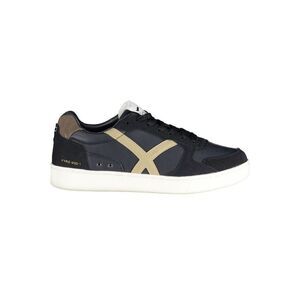 Gas Blue Polyurethane Men Men's Sneaker